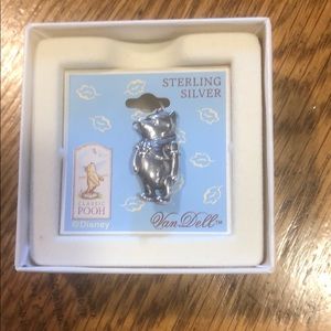 Winnie the Pooh Sterling Silver Pin